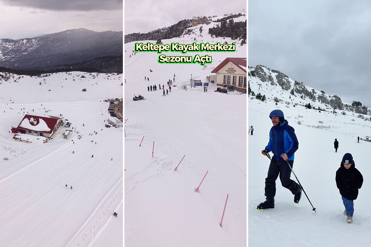 Keltepe Kayak Merkezi Sezonu Açtı