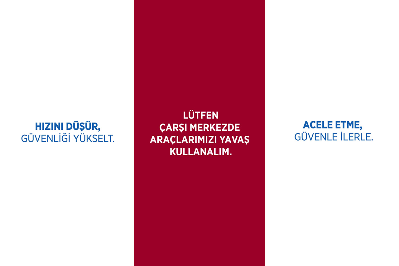 Lütfen Çarşı Merkezde Araçlarımızı Yavaş Kullanalım