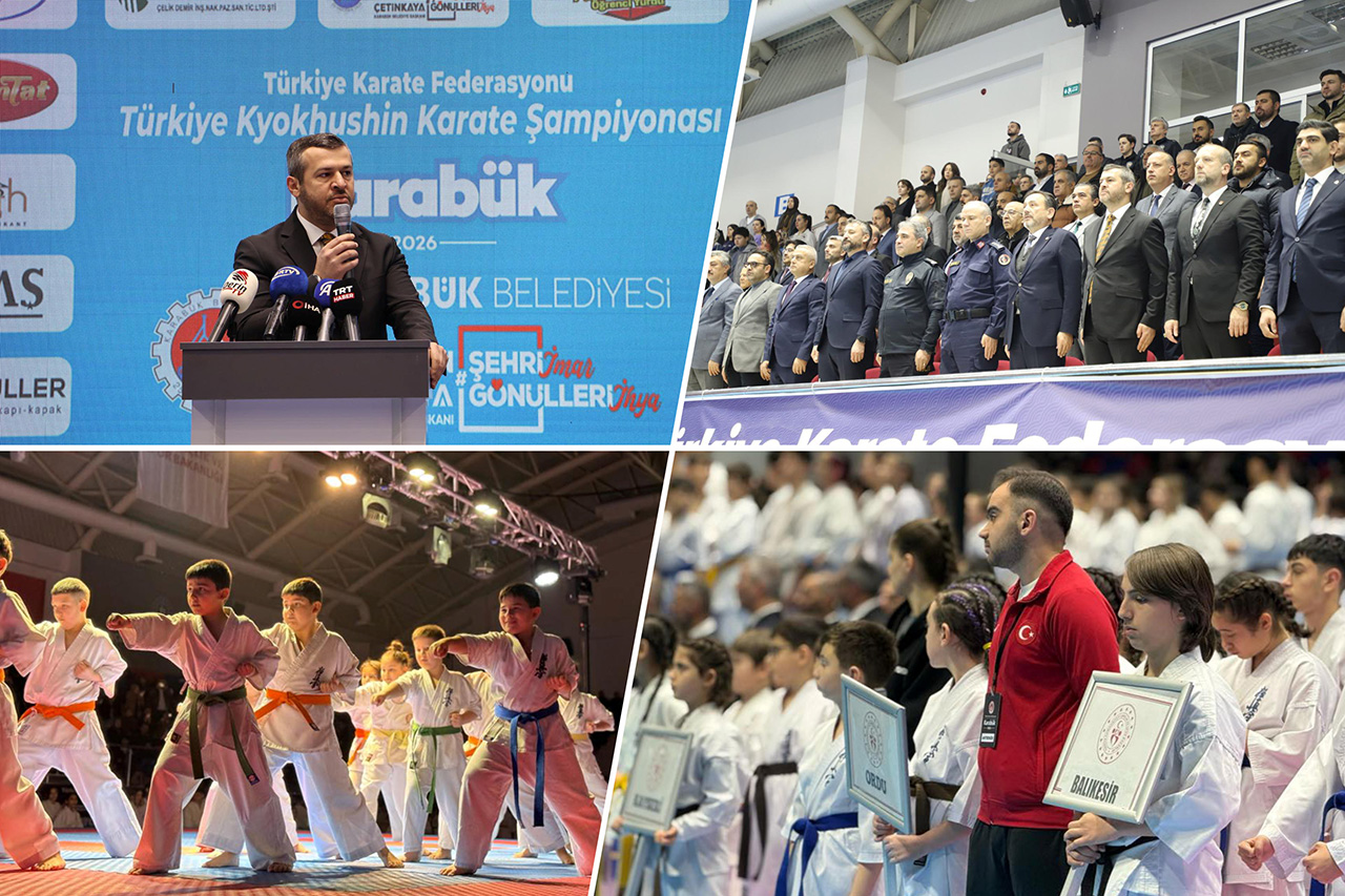 Başkan Çetinkaya Türkiye Kyokhushin Karate Şampiyonası Açılış Programına Katıldı