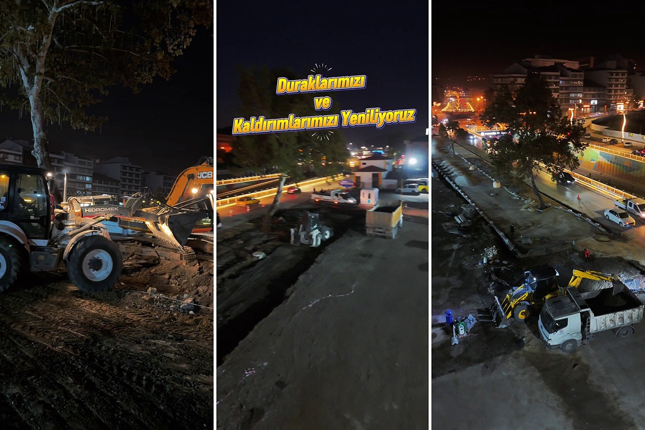 Duraklarımızı ve Kaldırımlarımızı Yeniliyoruz