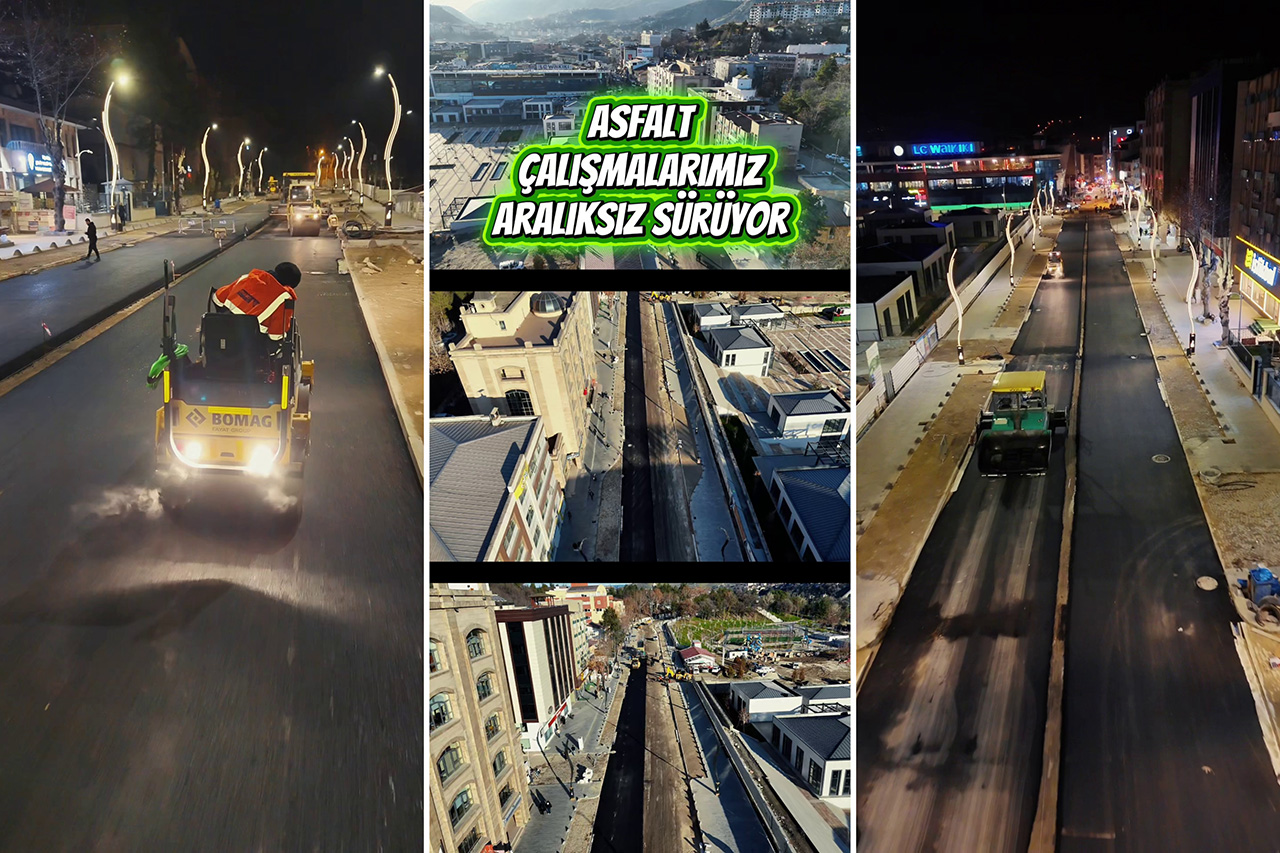 Asfalt Çalışmalarımız Aralıksız Sürüyor