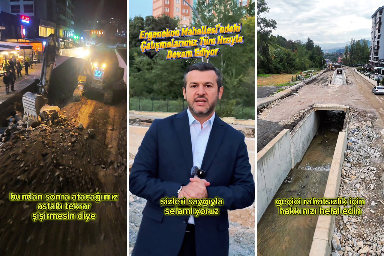 Ergenekon Mahallesinde Çalışmalarımız Tüm Hızıyla Devam Ediyor