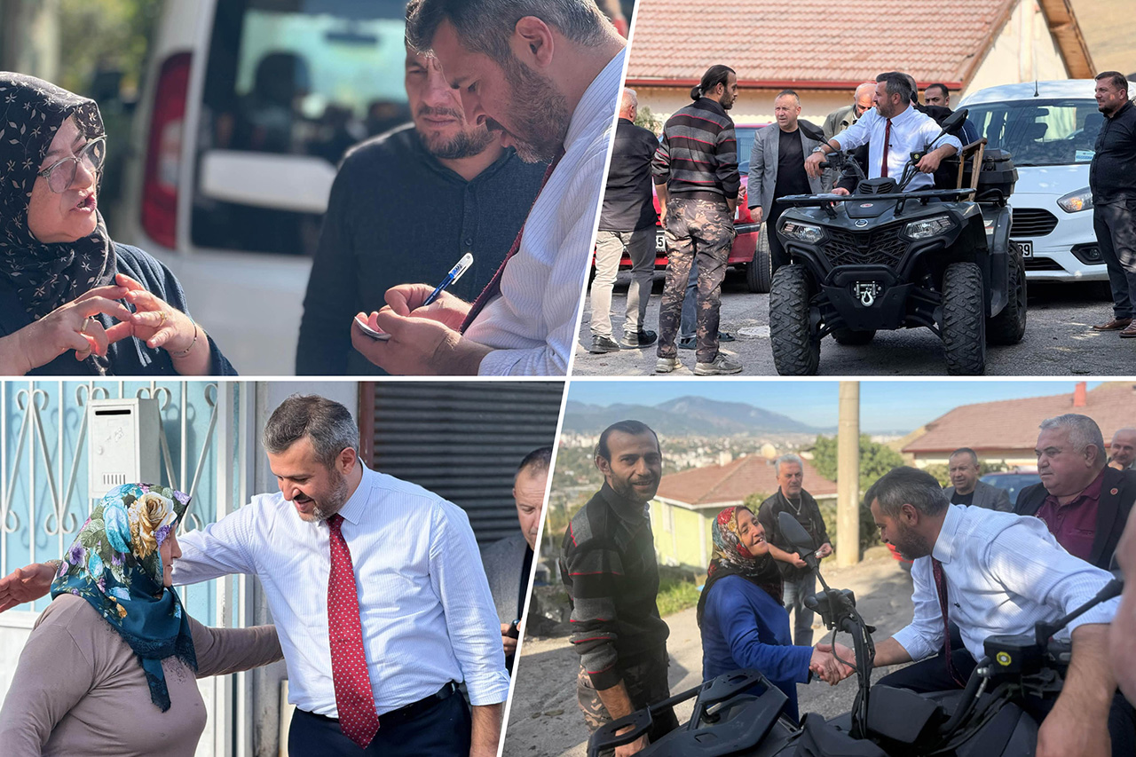Başkan Çetinkaya Öğlebeli Mahallesini Ziyaret Etti