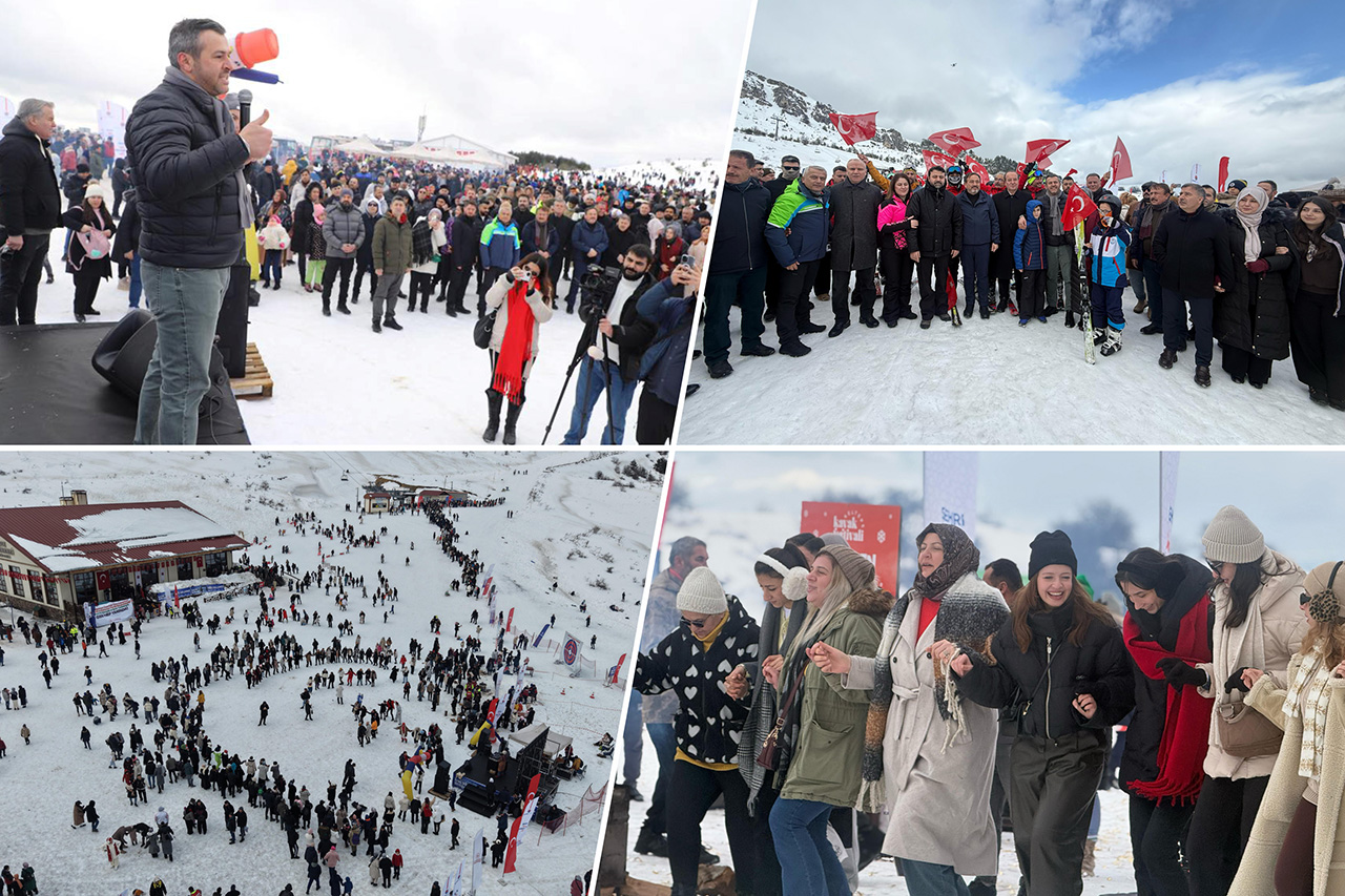 5 Bin Kişinin Katılımıyla Keltepe Kayak Festivali Büyük Coşkuyla Gerçekleşti