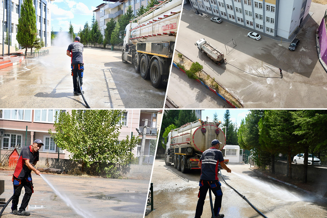 Karabük Belediyesi’nden Yeni Eğitim Yılı Öncesi Hijyen Seferberliği