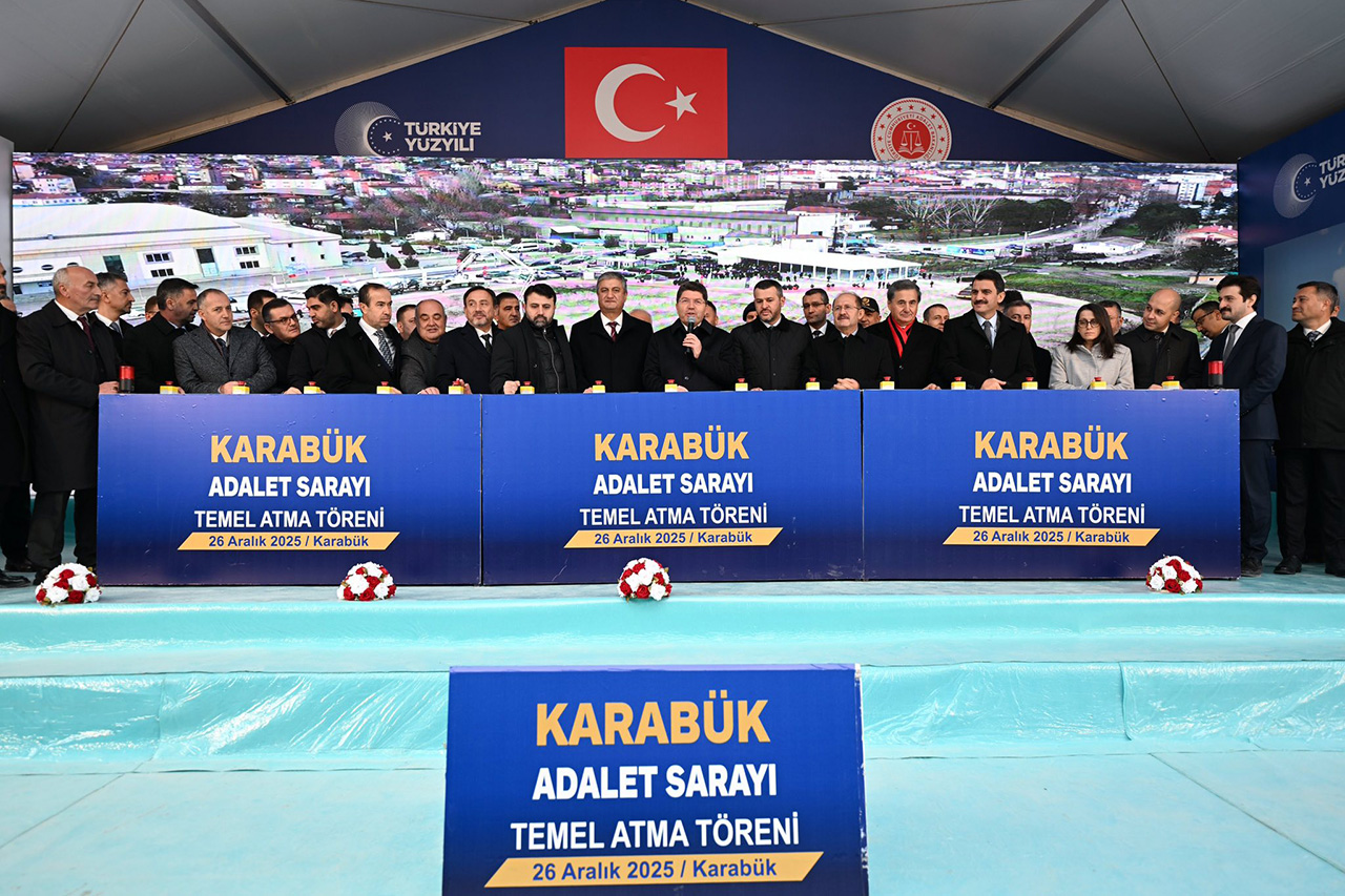 Karabük Adalet Sarayı Temel Atma Töreni Gerçekleştirildi