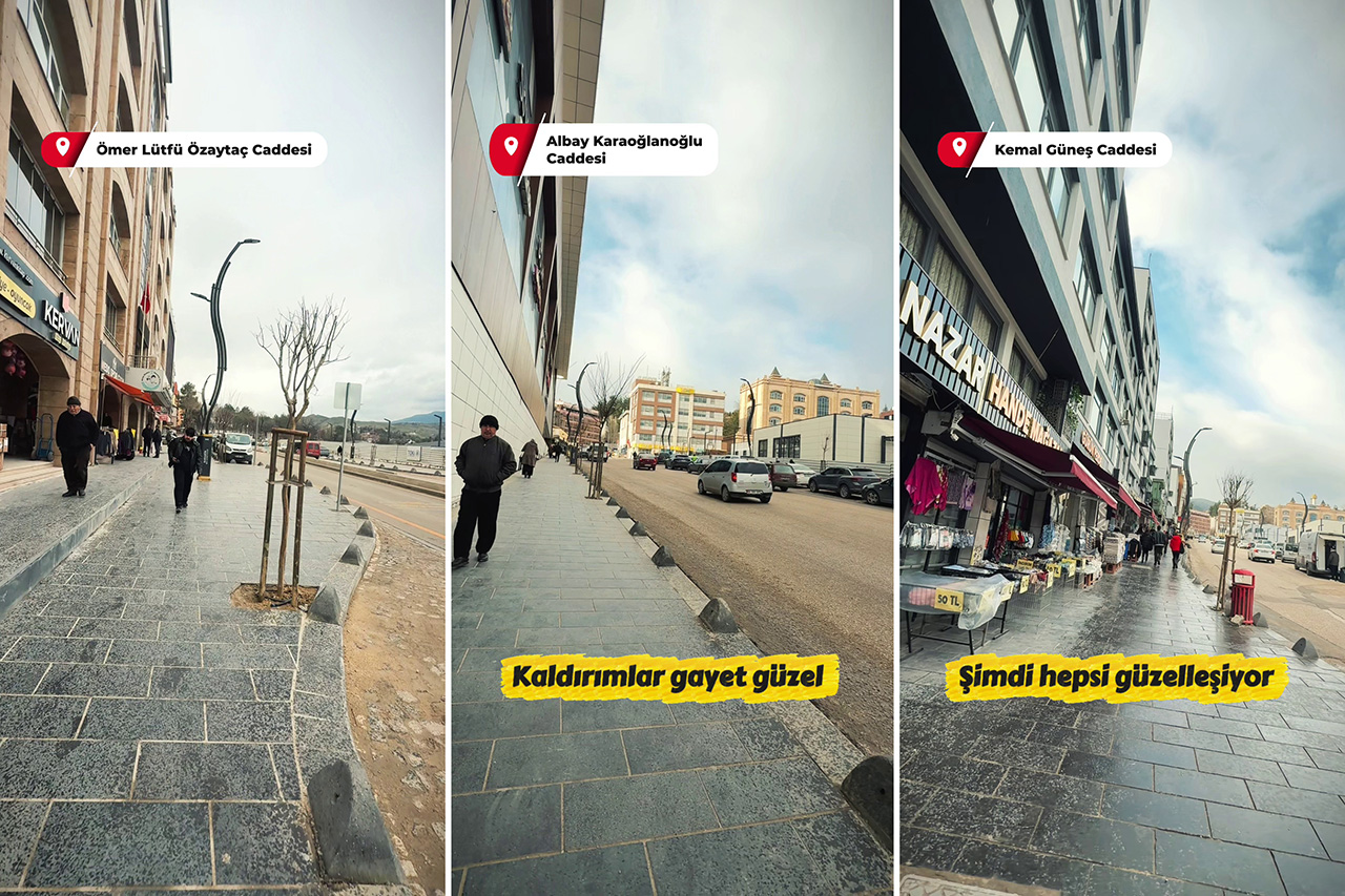 Hemşehrilerimize Cadde Düzenleme Çalışmalarımızı Sorduk