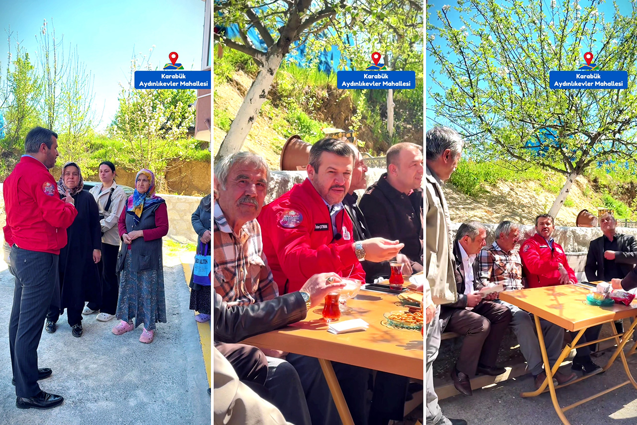 Başkan Çetinkaya Aydınlıkevler Mahallesini Ziyaret Etti